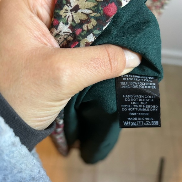 NWT Lush Floral Cut Out Maxi Dress - Picture 4 of 5